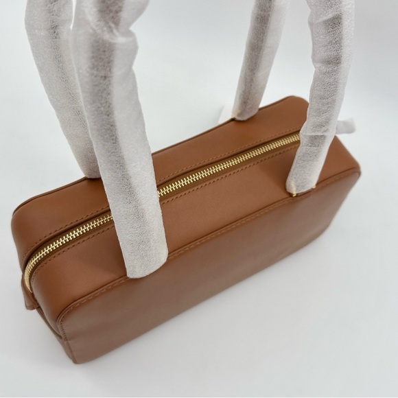 Veronica Beard Boxy Shoulder Bag Tan Hazel - Picture 8 of 16